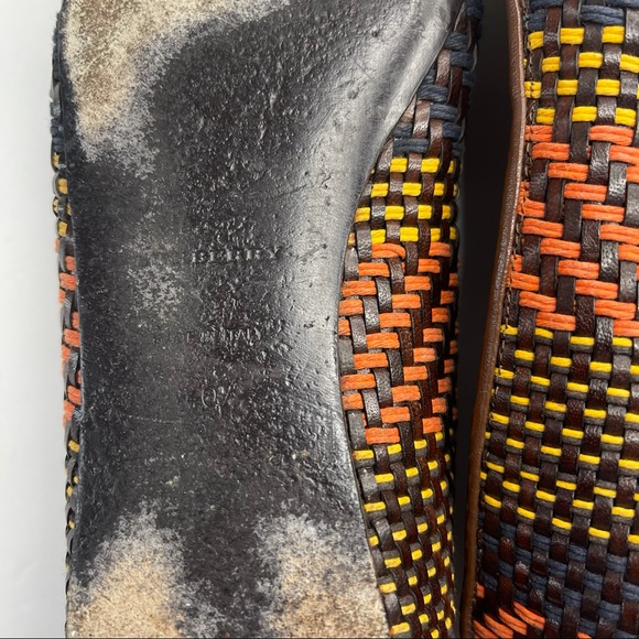 Burberry Multicolor Woven Leather Ballet Flat Size 40.5 - Picture 9 of 15